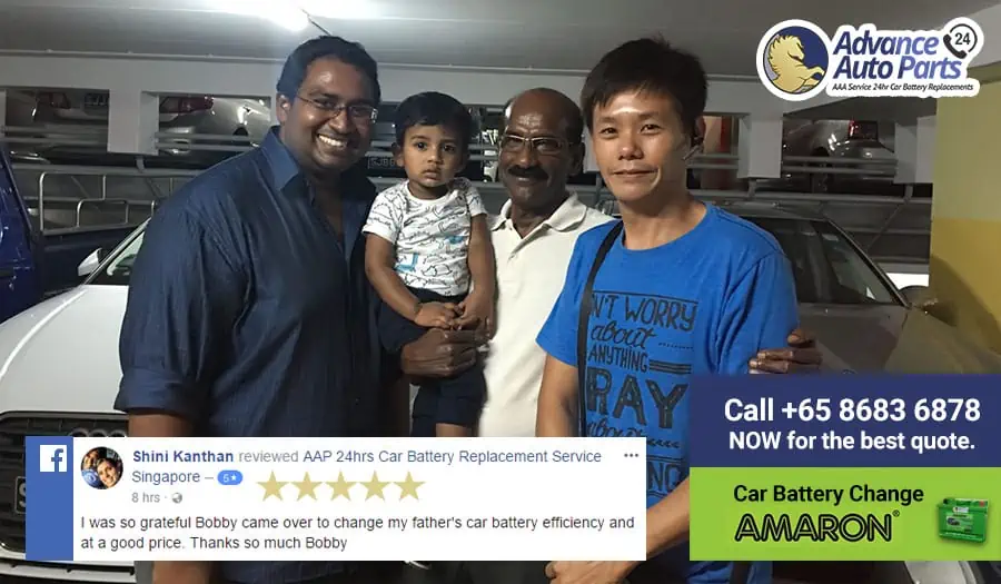 Car Battery Replacement Service by Bobby Ng, AAP Car Battery 5-Star Mechanic